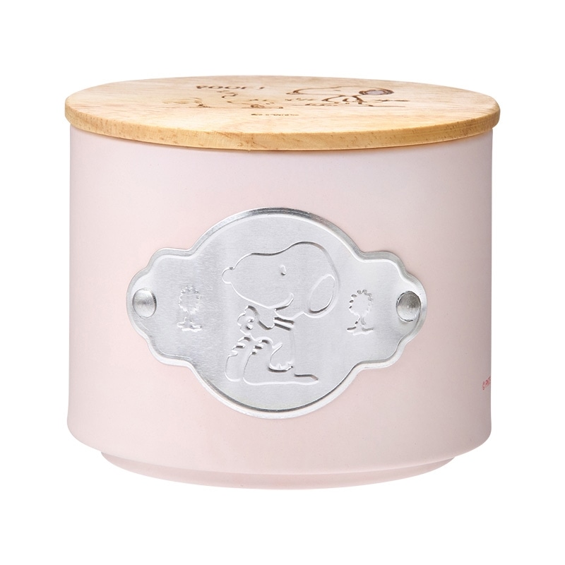 PEANUTS スヌーピー ウッドリッド ラウンドティン